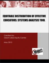 Equitable Distribution of Effective Educators: Systems Analysis Tool