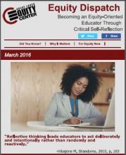 Becoming an Equity-Oriented Educator Through Critical Self-Reflection