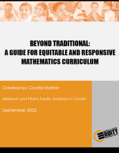 Beyond Traditional: A Guide for Equitable and Responsive Mathematics Curriculum