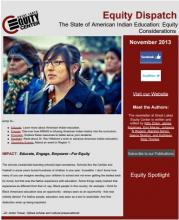 The State of American Indian Education: Equity Considerations