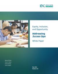 Equity, Inclusion, and Opportunity: Addressing Success Gaps