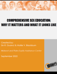 Comprehensive Sex Education: Why it Matters and What it Looks Like