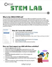 Front Page of Circle STEM Lab