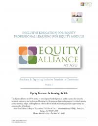 Inclusive Education for Equity Academy 3 - Exploring Inclusive Practices in Classrooms (PHs)