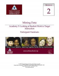 Mining Data Academy 3 - Looking at Student Work to Target Instruction (PHs)