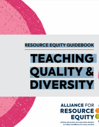 Front Page of Resource Equity Guidebook: Teaching Quality & Diversity 