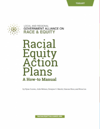 Front Page of Racial Equity Action Plans: A How-to Manual 