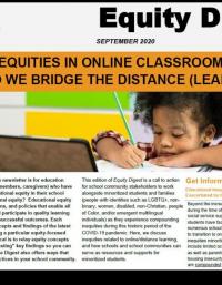Inequities in Online Classrooms: How Do We Bridge the Distance (Learning)?