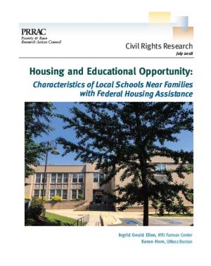Housing and Educational Opportunity: Characteristics of Local Schools Near Families with Federal Housing Assistance