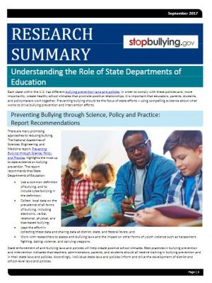 Understanding the Role of State Departments of Education 