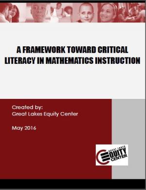 A Framework Toward Critical Literacy in Mathematics Instruction