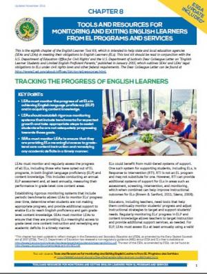 Chapter 9:Tools and Resources for Evaluating the Effectiveness of a District's EL Program
