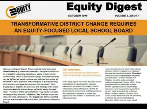 Transformative District Change Requires an Equity-Focused School Board