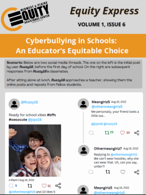 Equity Express: Cyberbullying in Schools: An Educator’s Equitable Choice
