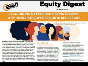 Recognizing Difference ≠ Being Divisive: Why Disrupting Oppression is Necessary