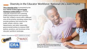 Diversity in the Educator Workforce Poster