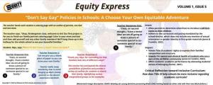 Equity Express: “Don’t Say Gay” Policies in Schools: A Choose Your Own Equitable Adventure 