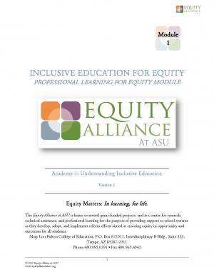 Inclusive Education for Equity Academy 1 - Understanding Inclusive Education (PHs)