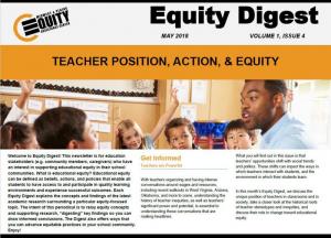 Teacher Position, Action, & Equity