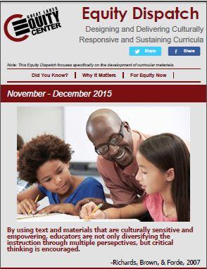 Designing and Delivering Culturally Responsive and Sustaining Curricula