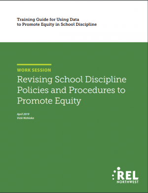 Front Page of Revising School Discipline Policies and Procedures tote Equity
