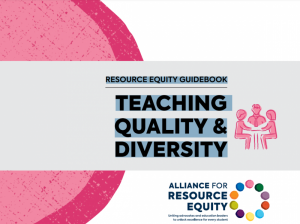 Front Page of Resource Equity Guidebook: Teaching Quality & Diversity 