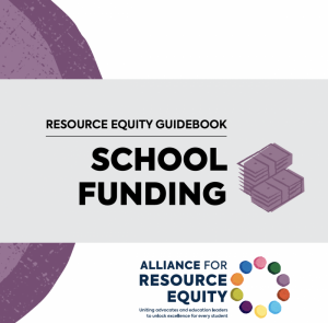 Front Page of Resource Equity Guidebook: School Funding 