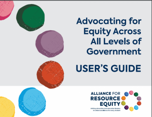 Front Page of Advocating for Equity Across All Levels of Government: User's Guide 