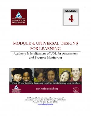 Universal Designs for Learning Academy 3 - Implications of UDL for Assessment and Progress Monitoring (FM)
