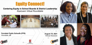Equity Connect! Centering Equity in School Boards & District Leadership cover image